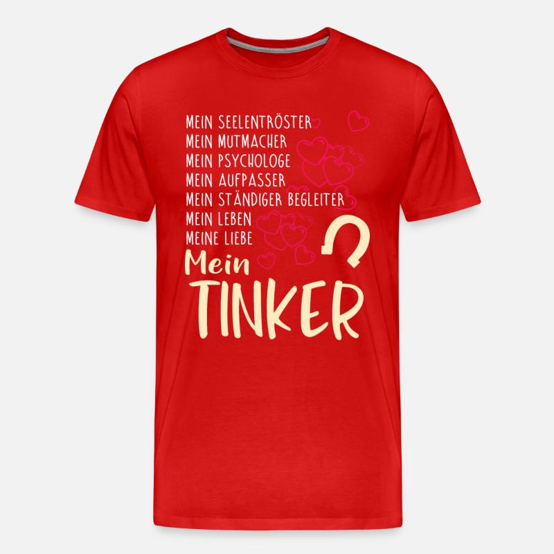 TINKER - mein - Männer Premium Bio T-Shirt - Rot