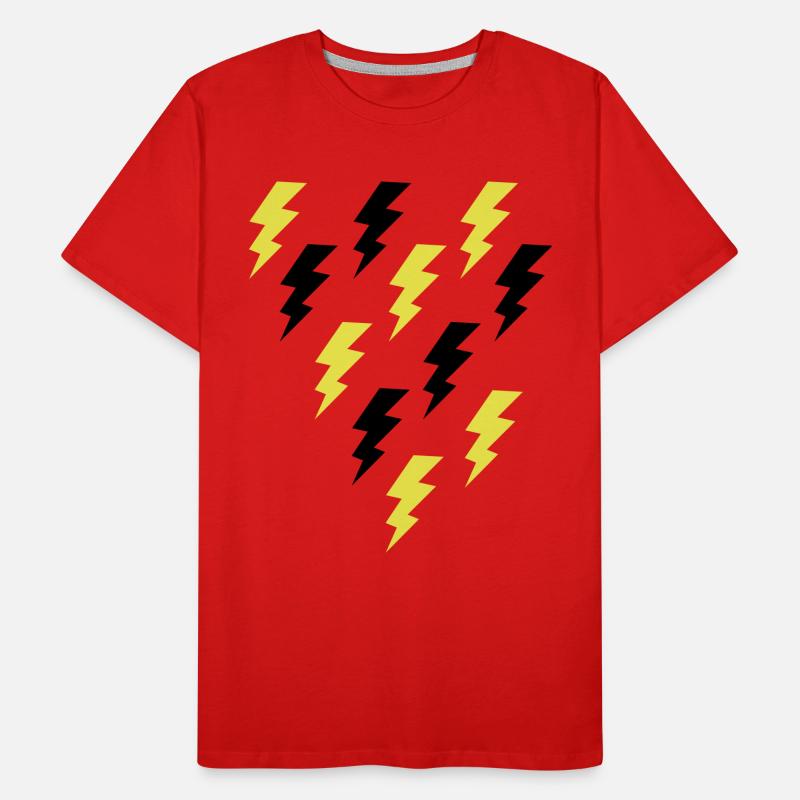 éclair T-shirt bio Premium Homme