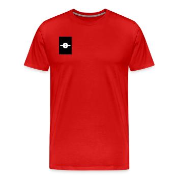 Cool - Männer Premium Bio T-Shirt - Rot - Vorne - Damien (186cm)