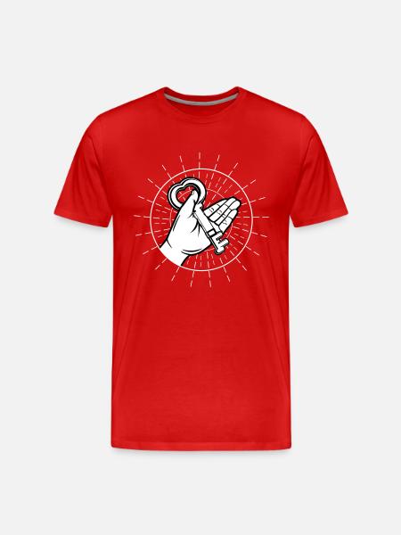key to your heart - Men's Premium Organic T-Shirt - red