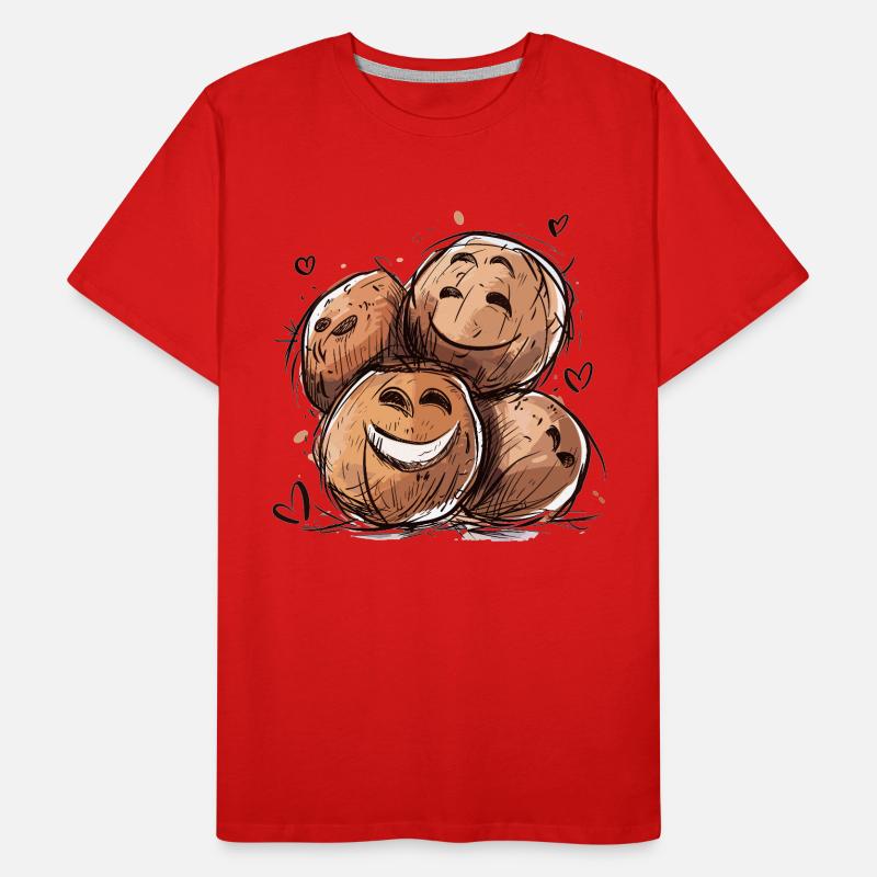 Laughing Coconuts Men's Premium Organic T-Shirt