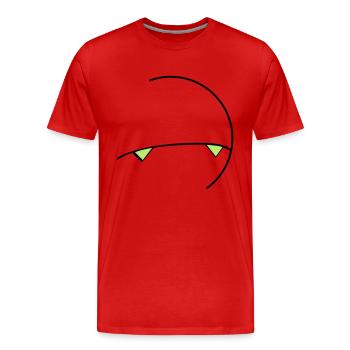 Marvin Head.ai - Männer Premium Bio T-Shirt - Rot - Vorne - Damien (186cm)