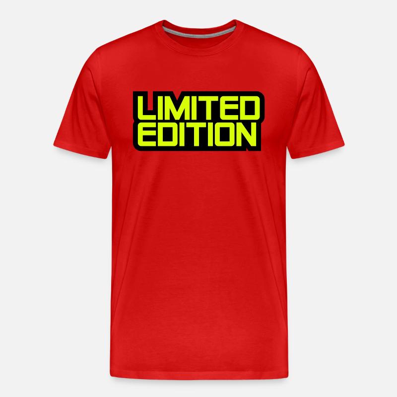 Limited Edition - Männer Premium Bio T-Shirt - Rot