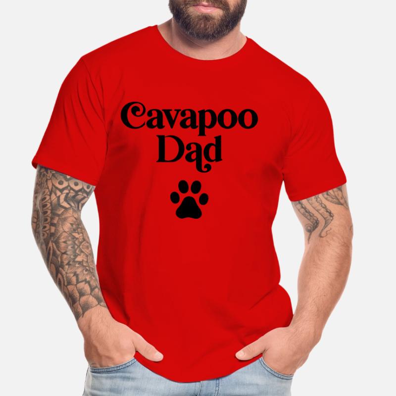Cavapoo Vater Männer Premium Bio T-Shirt