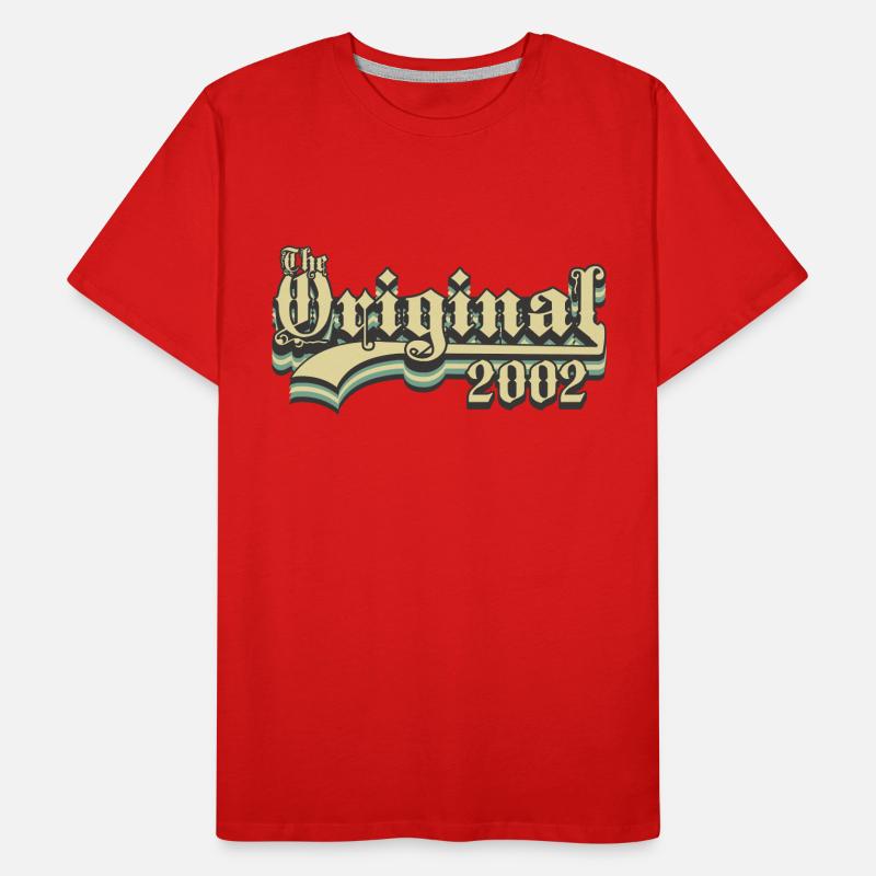 Né en 2002 l’original T-shirt bio Premium Homme