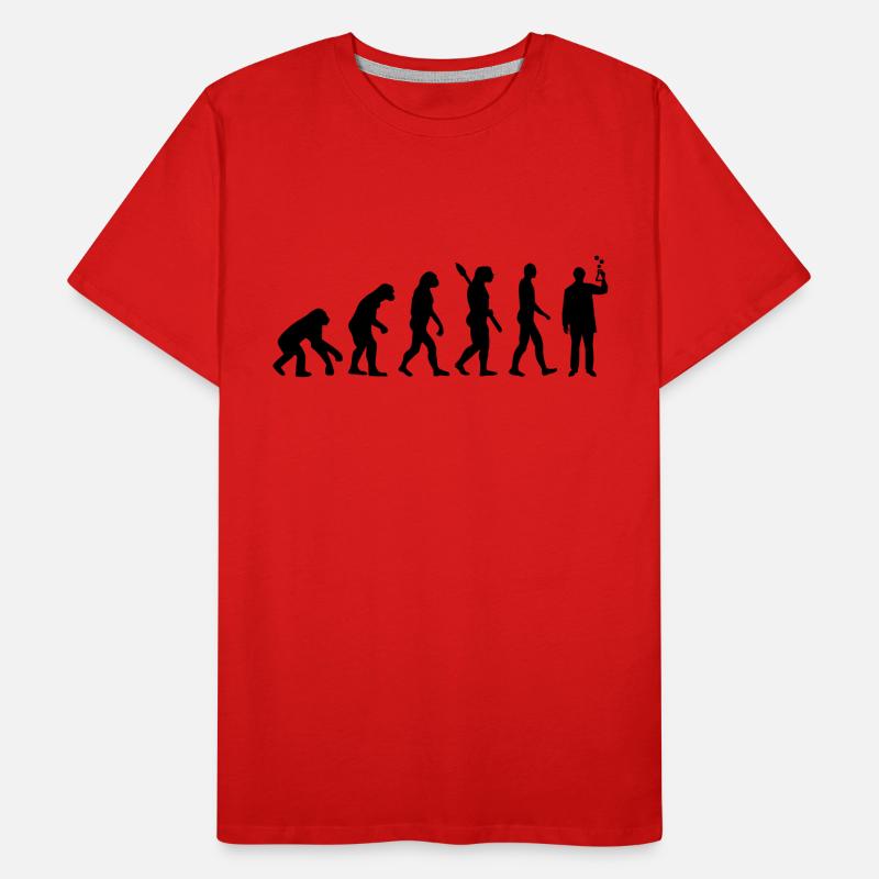 Evolution Chemist Men's Premium Organic T-Shirt