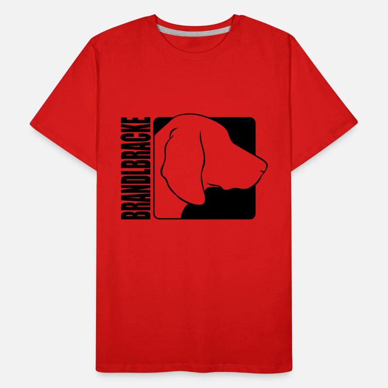 Brandlbracke Profil Jagdhund Jagdhunde Wilsigns Männer Premium Bio T-Shirt
