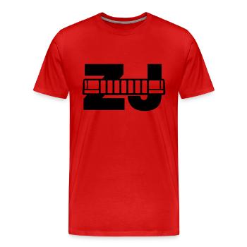 Jeep ZJ grill - Men's Premium Organic T-Shirt - red - Front - Damien (186cm)