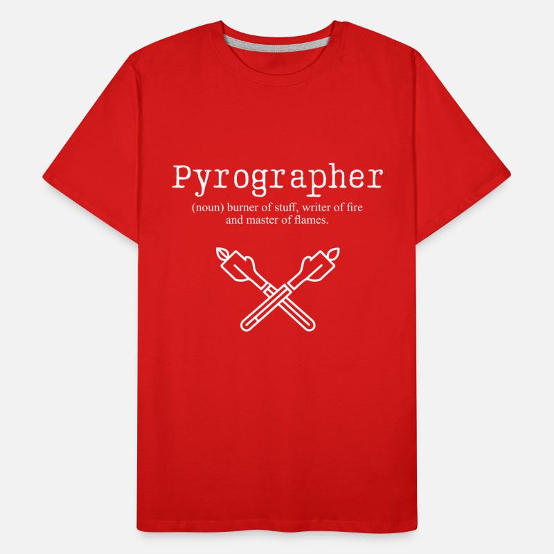 Pyrographe Brûleur de Maîtrise des Choses T-shirt bio Premium Homme