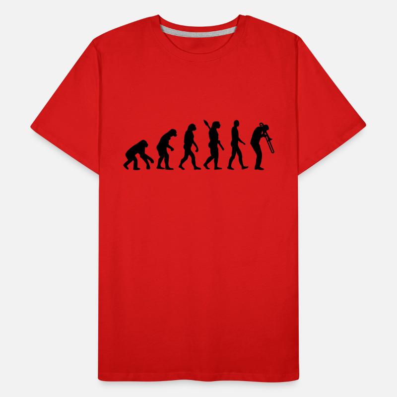 Evolution Trombone Men's Premium Organic T-Shirt