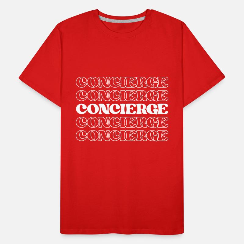 Concierge Coordinateur des services à la clientèle Guest T-shirt bio Premium Homme