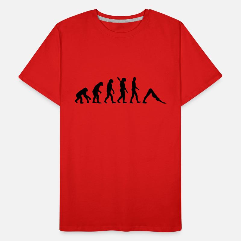 Evolution Pilates Männer Premium Bio T-Shirt