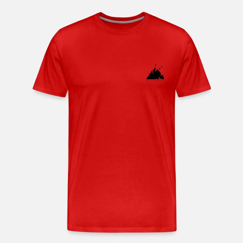 Outdoors - Männer Premium Bio T-Shirt - undefined