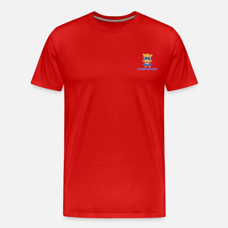 DONNERPFOTEN - Männer Premium Bio T-Shirt - Rot