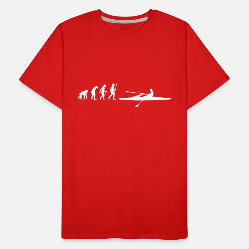 Rower Evolution Men's Premium Organic T-Shirt