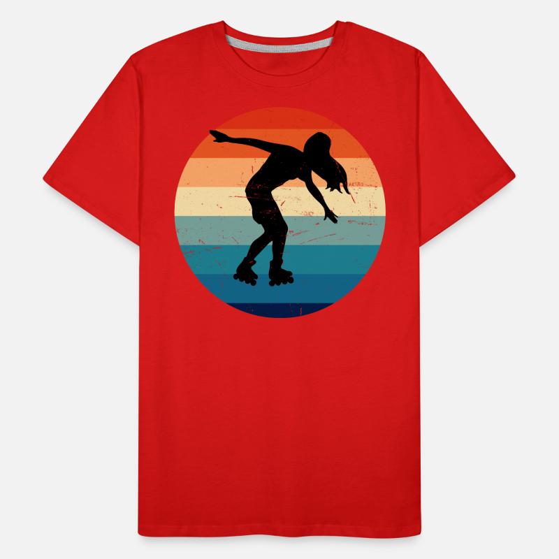 Roller Skating Roller Skating Roller Skates Men's Premium Organic T-Shirt