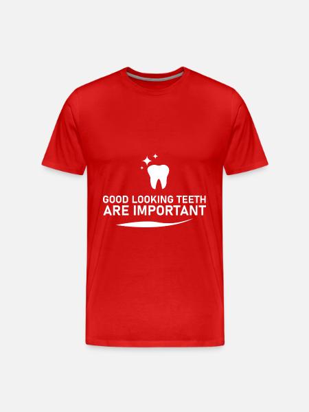 Good-looking Theth - Men's Premium Organic T-Shirt - red