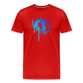 Diver Diver Diving Ladies Scuba Diving - T-shirt bio Premium Homme - rouge - Devant - Damien (186cm)