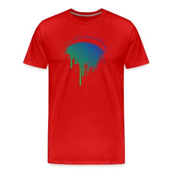 Parapente Parapente Parapente Parapente - T-shirt bio Premium Homme - rouge - Devant - Damien (186cm)