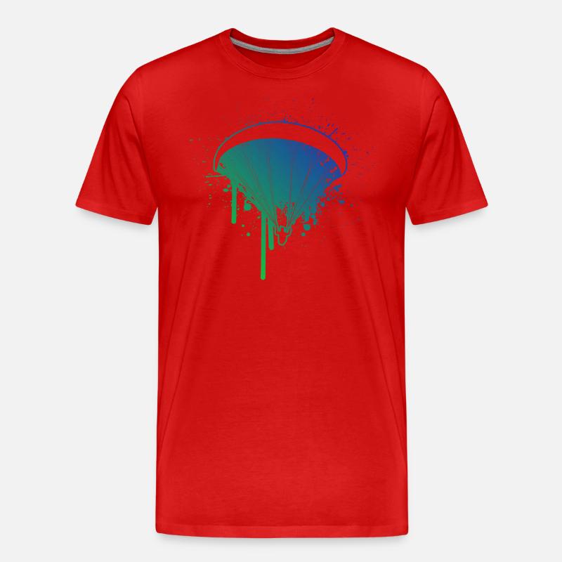 Paragleiten Gleitschirmfliegen Paragleiter - Männer Premium Bio T-Shirt - Rot