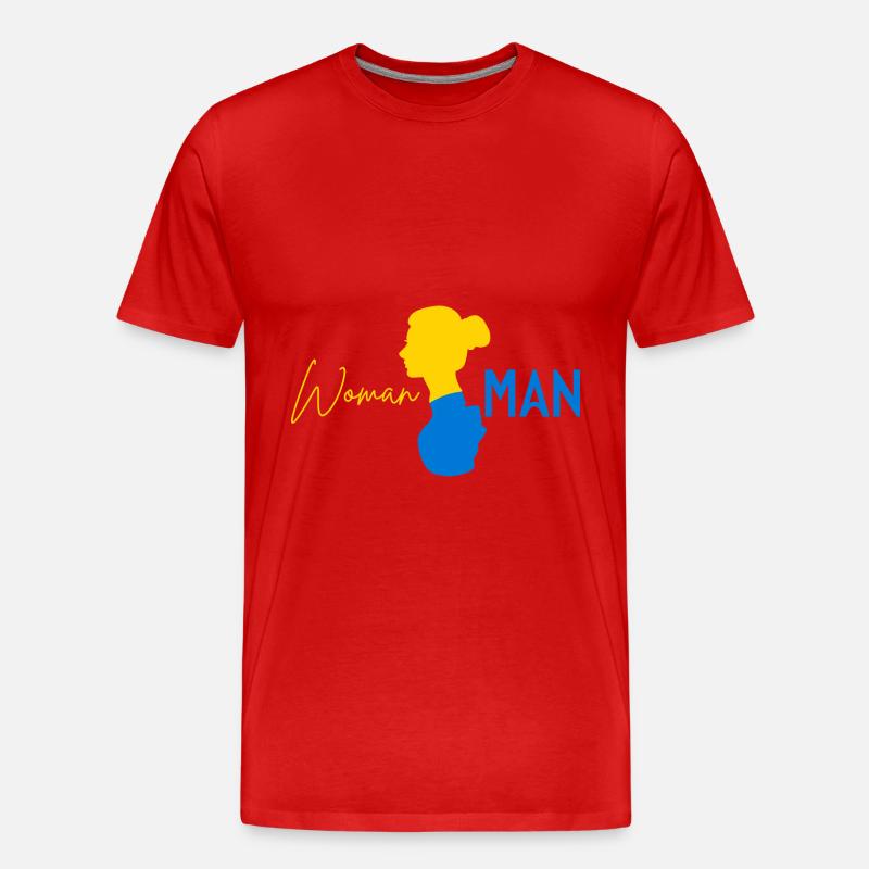 Frau > Mann - Männer Premium Bio T-Shirt - Rot