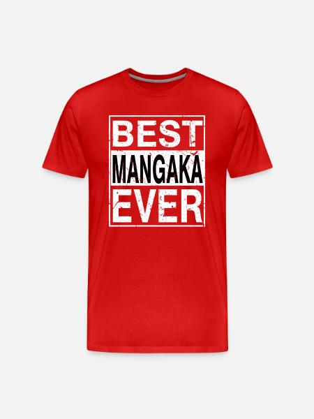 Best Mangaka Ever Mangaka Gift - Men's Premium Organic T-Shirt - red