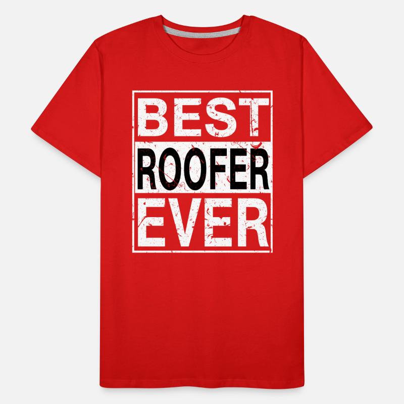 Bester Dachdecker aller Zeiten Dachdecker-Geschenk Männer Premium Bio T-Shirt
