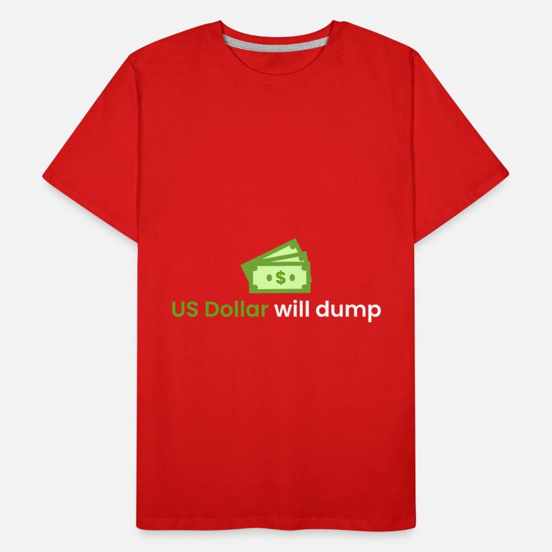 US Dollar wird einbrechen Männer Premium Bio T-Shirt
