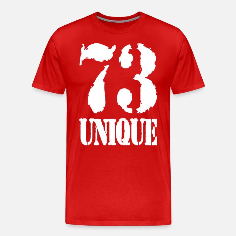 73 - Männer Premium Bio T-Shirt - Rot