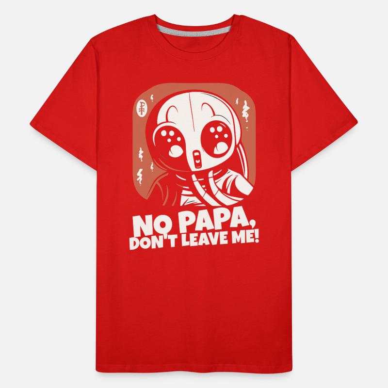Daddy, don't leave me Men's Premium Organic T-Shirt