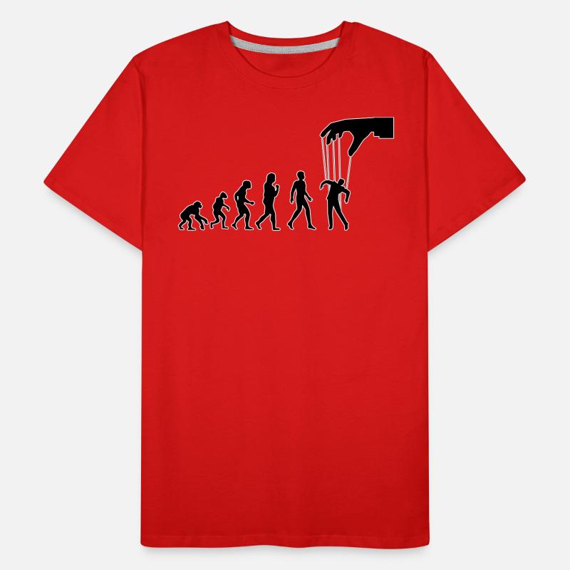 Evolution Mankind - Marionnette T-shirt bio Premium Homme