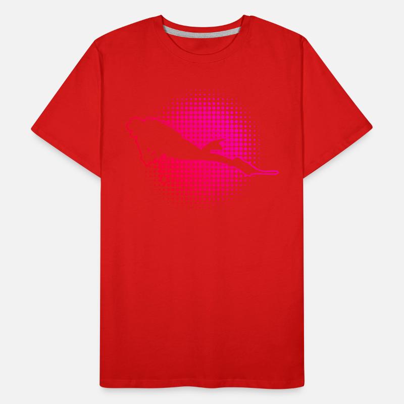 Dames Plongée Plongeuse Plongée sous-marine T-shirt bio Premium Homme