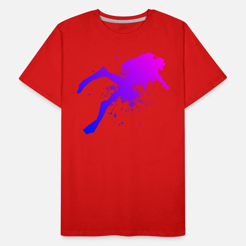 Plongée Plongée Libre Plongée Plongée Hommes T-shirt bio Premium Homme