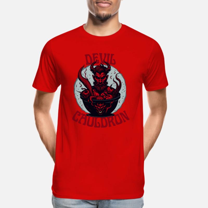 Devil Cauldron Hells Kitchen Men's Premium Organic T-Shirt