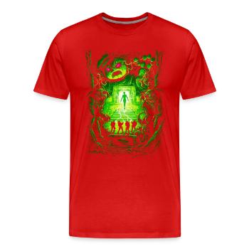 Ghostbusters Ecto Gang - Men's Premium Organic T-Shirt - red - Front - Damien (186cm)