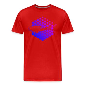 Divers Scuba Diving Scuba Divers Scuba Diver - Men's Premium Organic T-Shirt - red - Front - Damien (186cm)
