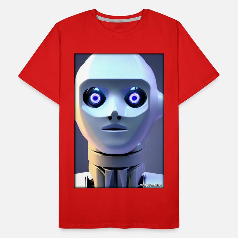 Robot Future Technology Science Android Men's Premium Organic T-Shirt