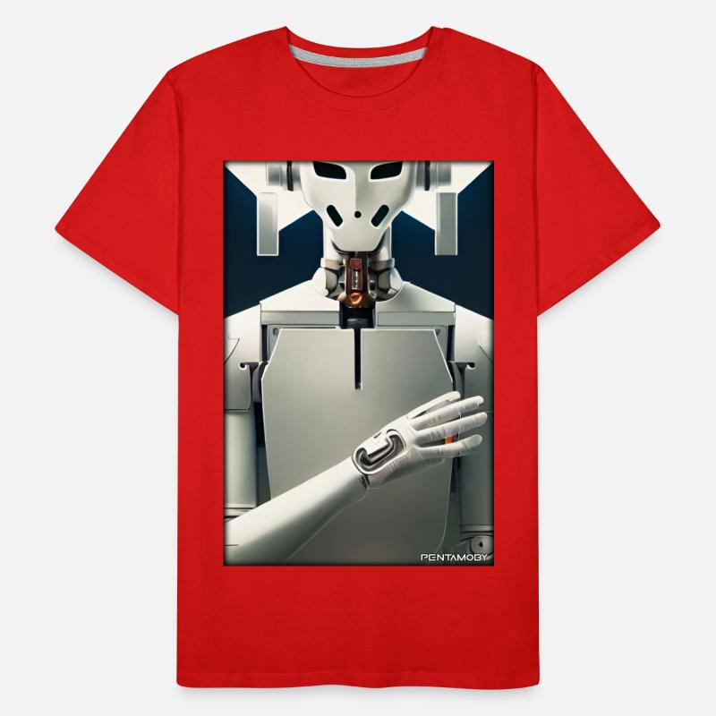 Robot Future Technology Science Android Men's Premium Organic T-Shirt