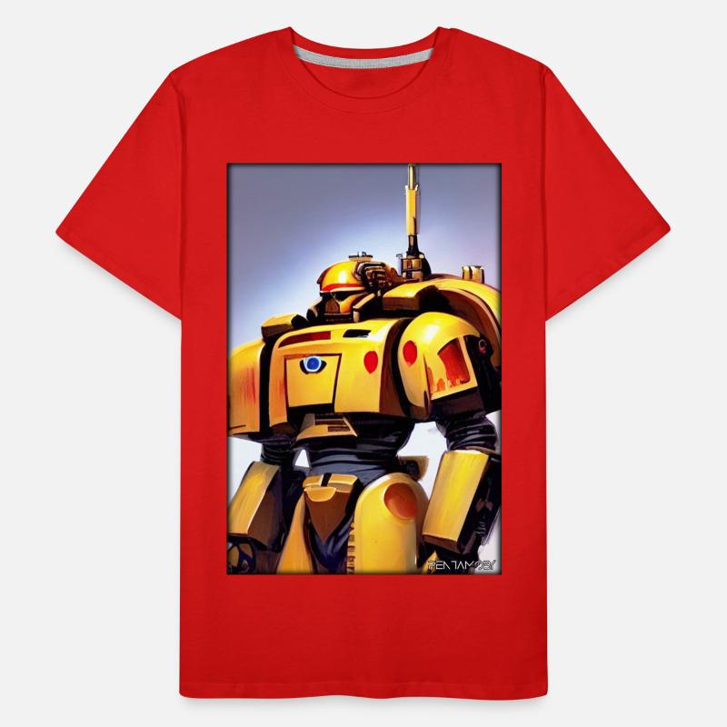Kampfbot Robot Super Soldier Machine Warrior Men's Premium Organic T-Shirt