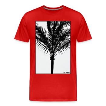 Palm Beach Holiday Summer Sun Sea Travel Holidays - T-shirt bio Premium Homme - rouge - Devant - Damien (186cm)
