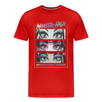 Monster High™ Skeleton Crew Tour 2010 - T-shirt bio Premium Homme - rouge - Devant - Damien (186cm)