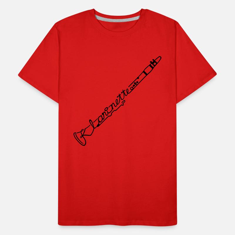 klarinette Männer Premium Bio T-Shirt