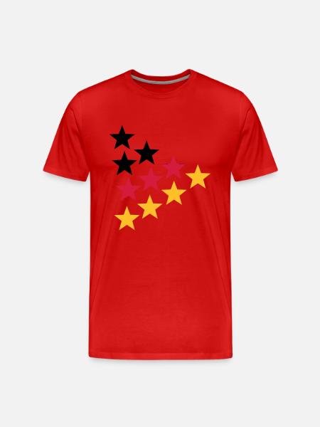Germany - Männer Premium Bio T-Shirt - Rot