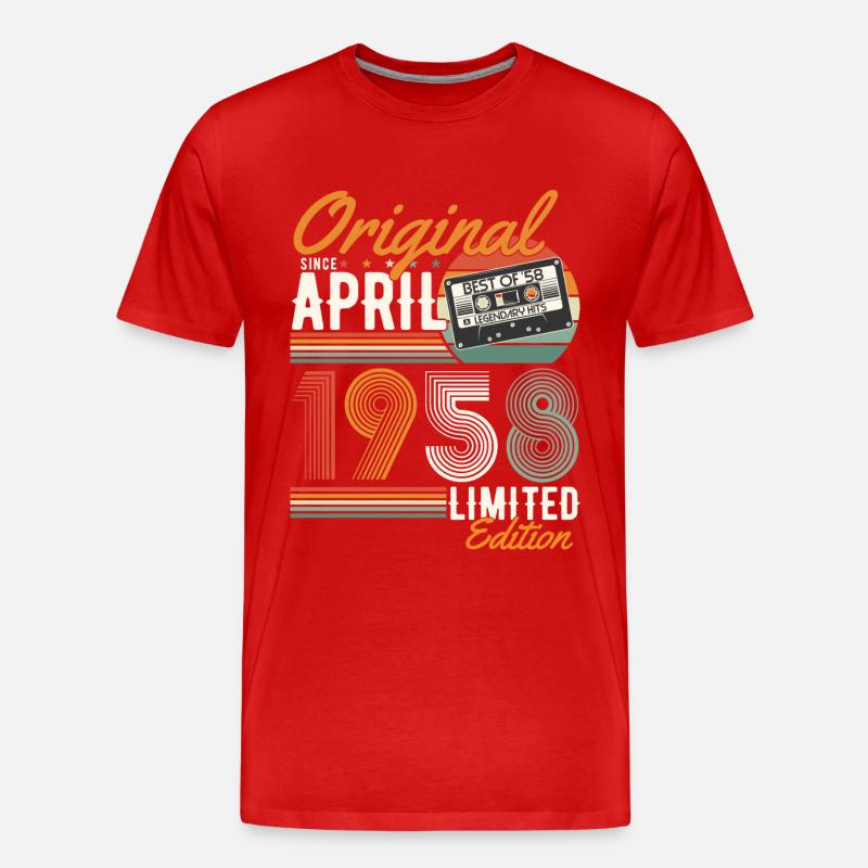 Original seit April 1958 - Männer Premium Bio T-Shirt - undefined