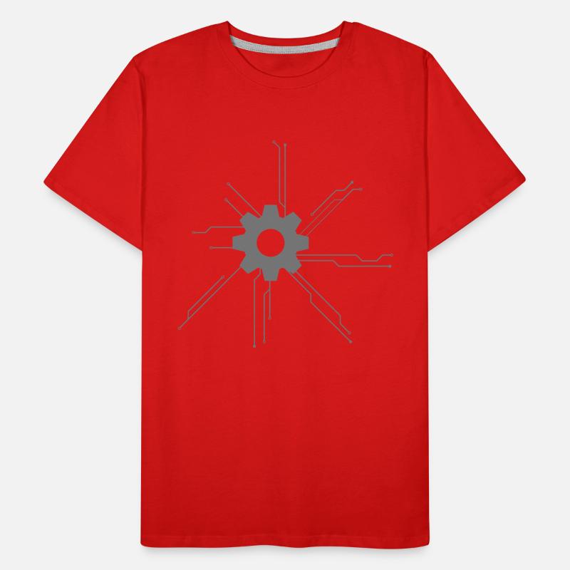 circuit electronique numerique T-shirt bio Premium Homme