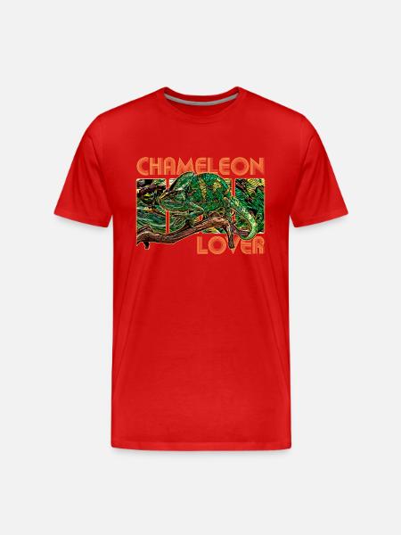 Chameleon Chameleon Lovers - Men's Premium Organic T-Shirt -