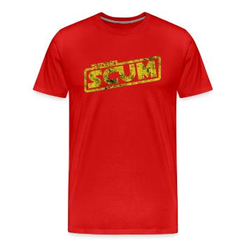 Rebel Scum - Movie quote scum rebels fantasy - Men's Premium Organic T-Shirt - red - Front - Damien (186cm)