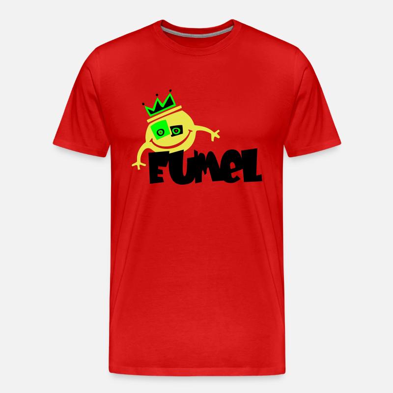 EUMEL - Männer Premium Bio T-Shirt - Rot