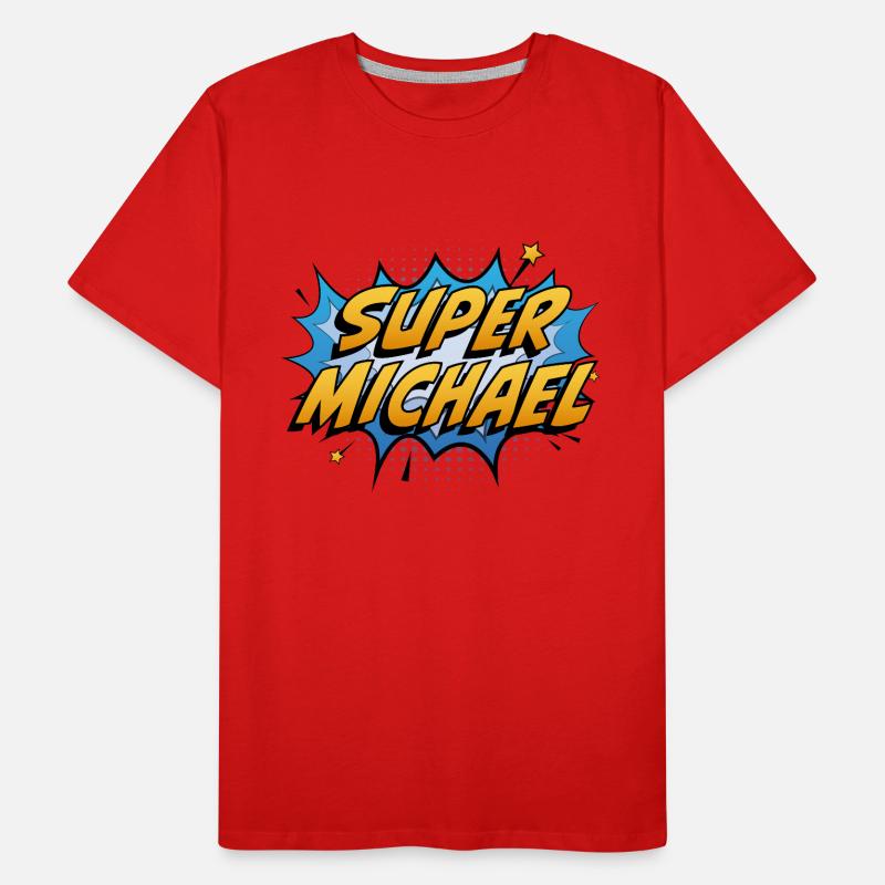 Super Michael Männer Premium Bio T-Shirt