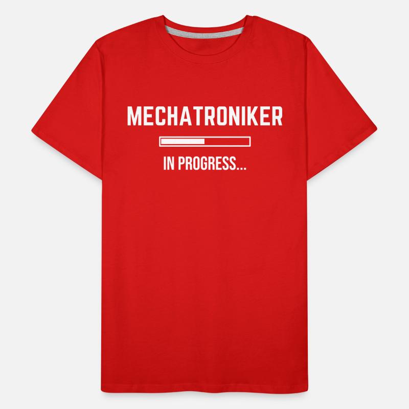 Mechatronics Technician In Progress Men's Premium Organic T-Shirt